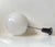 Lyfa Danish Bauhaus White Opaline Glass Globe Pendant Lamp from Lyfa, 1930s For Sale - Image 4 of 7