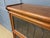 A very good example of a Globe Wernicke stacking bookcase in walnut. with 3 glazed sections, all fitted with their...