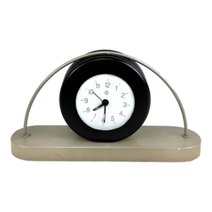 Vintage Art Deco Italian Alabaster Mantle Clock