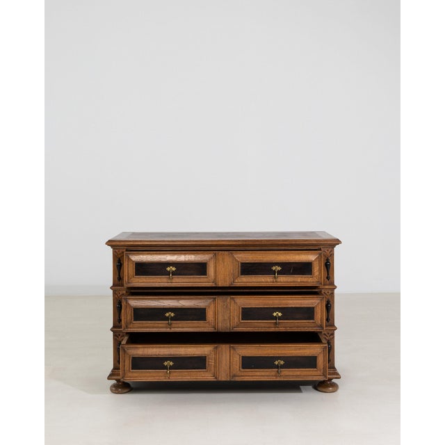 19th Century France Black Wood Chests of Drawers For Sale - Image 4 of 10