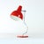 Metal Midcentury Lidokov L193 Table Lamp in Red Metal by Josef Hurka, 1960s For Sale - Image 7 of 11