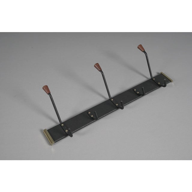 Mid-Century Modern String Wall Coat and Hat Rack, 1960s For Sale - Image 3 of 9