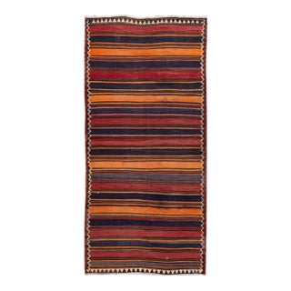 Mid-20th Century Vintage Kilim Runner Rug 5' 2" X 10' 10''. For Sale