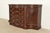 French Bernhardt French Regency Louis XVI Carved Mahogany Marble Top Sideboard Credenza For Sale - Image 3 of 15