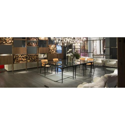 Tl3 Table in Black Dyed Wood and Glass by Franco Albini for Cassina For Sale - Image 3 of 9