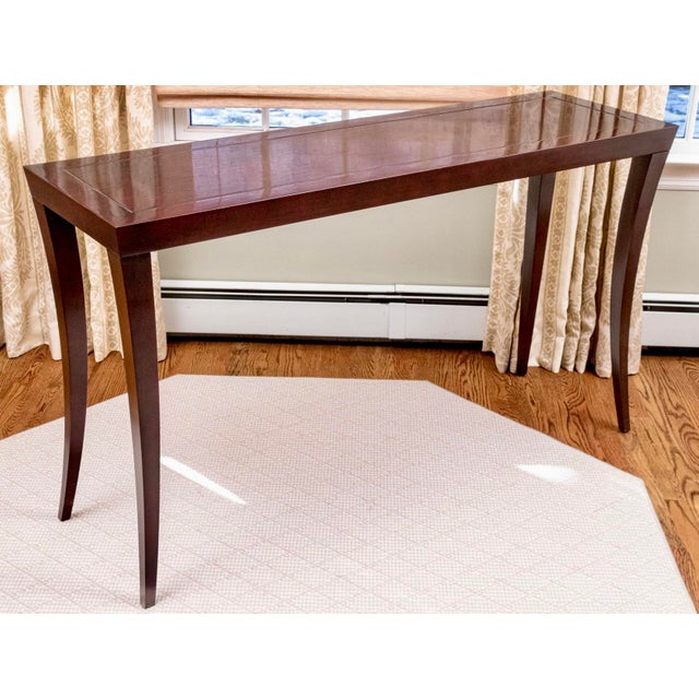Hickory Chair Furniture Company Sleek Regency Style James River “Milo” Console Table For Sale In New York - Image 6 of 12