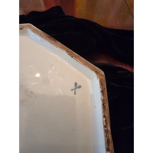 Late 19th Century Antique Emerald Green Sevres Style Porcelain Jewel Box For Sale - Image 9 of 14