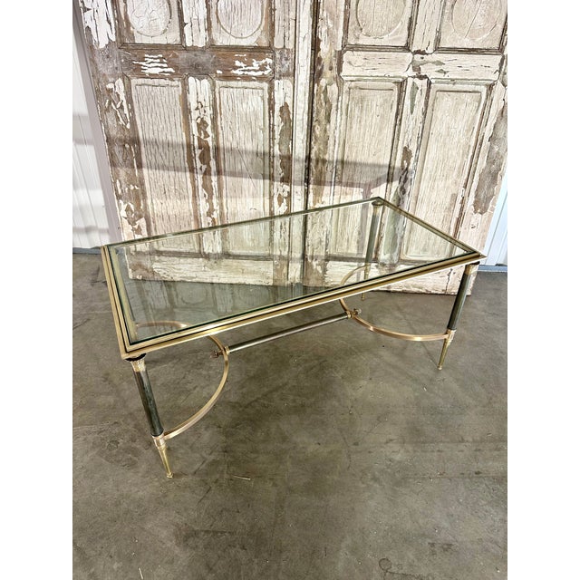 Mid-Century Modern Vintage Bronze Coffee Table, 1960s For Sale - Image 3 of 16