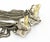 2010s Chanel Silver CC Grey Shooting Star Silver Chain Tassel Long Dangle Clip on Earrings, Pair For Sale - Image 5 of 5