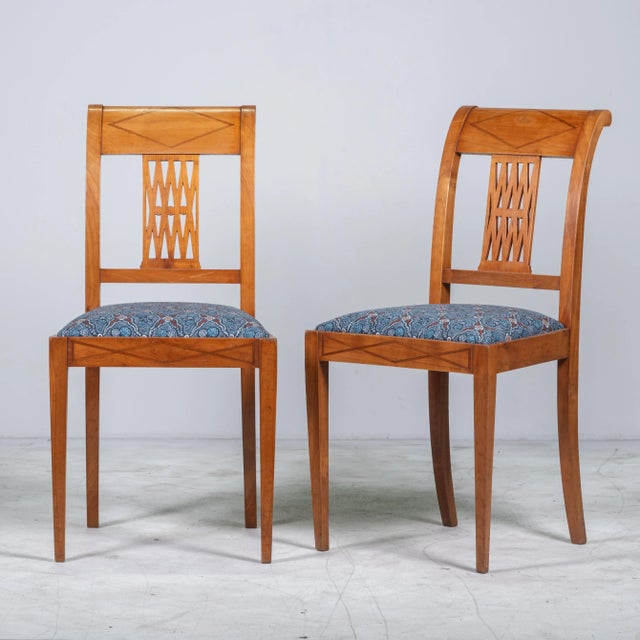 Art Deco French 20th Century Art Deco Dining Chairs - Set of 6 For Sale - Image 3 of 6