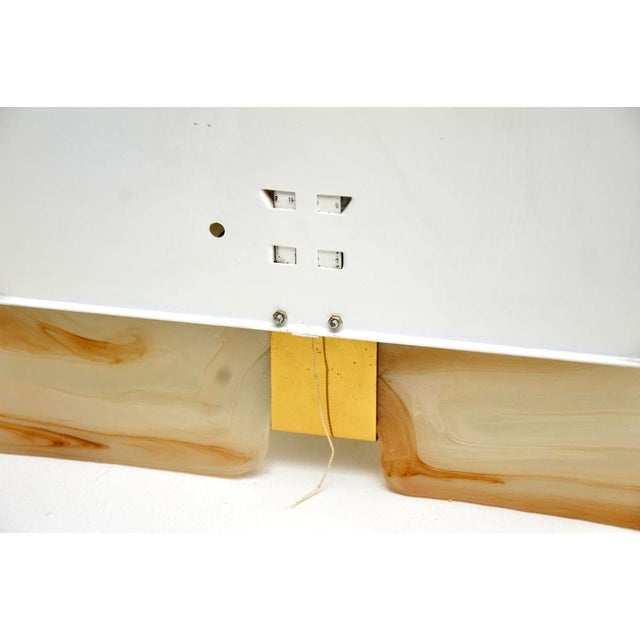 Vintage Hollywood Regency Back Lit Mirror from Hillebrand, 1970s For Sale - Image 9 of 10