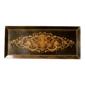 19th Century French Framed Marquetry Piece