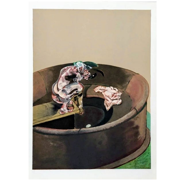 Francis Bacon, Portrait of George Dyer Crouching, Original Lithograph, 1966 For Sale