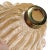 Mid-Century Modern Seguso Murano Ribbed Gold Flecks Vintage Italian Art Glass Decorative Vanity Perfume Atomizer Bottle With Label For Sale - Image 3 of 5
