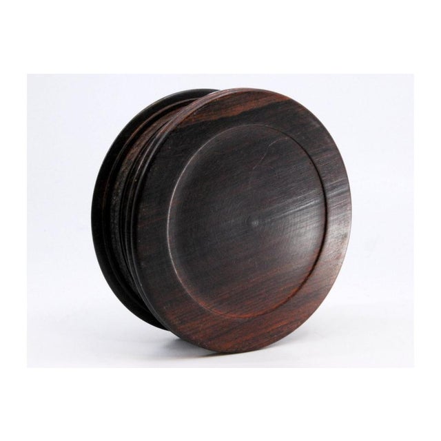 Metal Rosewood Box with Silver Application on the Lid For Sale - Image 7 of 9