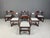 Set of 6 rare dining chairs by Mario Sabot\. The chairs have a beautifully shaped frames and come with newly upholstered...
