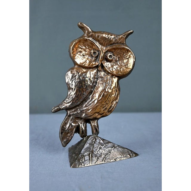 Lohé, The Owl, 1980s, Bronze For Sale - Image 3 of 14