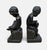 Antique 1920s Art Deco Pompeian Bronze Co. "The Scholar" Bookends – Pair, Model No. 141 For Sale In Los Angeles - Image 6 of 11