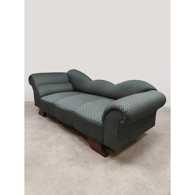 Textile Art Deco Chaise Lounge, 1930s For Sale - Image 7 of 7