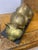 Mid-Century Modern Vintage 1960s Brass Crouching Cat on Black Marble Base For Sale - Image 3 of 6