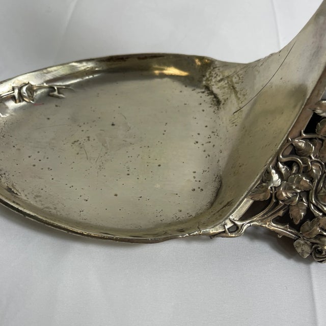 Metal 1920s German Wmf Art Nouveau Silverplate Card Tray For Sale - Image 7 of 12