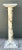 Off-white Vintage Marble Column Pedestal For Sale - Image 8 of 12