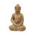 Wood Rustic Wood Sitting Gautama Amitabha Shakyamuni Buddha Statue For Sale - Image 7 of 7