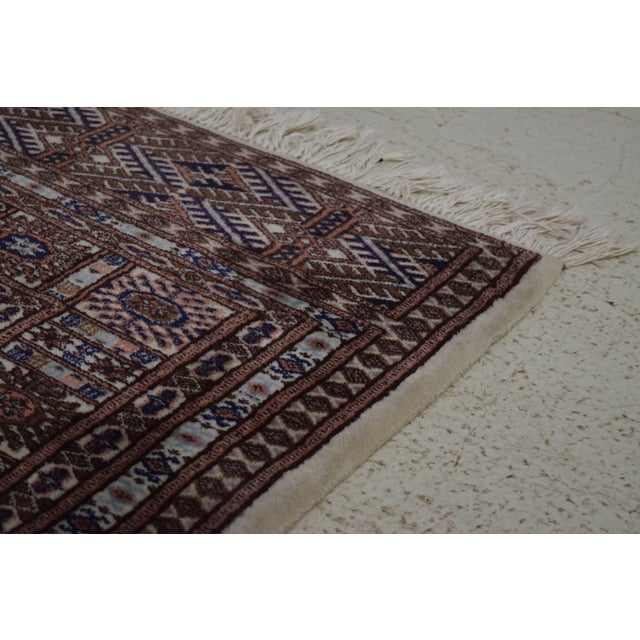 1970s Vintage Approx. 6x9 Hand Woven Wool Rug For Sale - Image 5 of 5