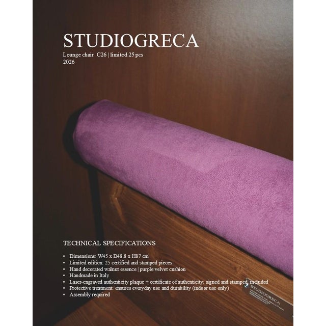 C26 Chair from Studio Greca For Sale - Image 10 of 12