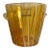 Venini for Disaronno Hand-Blown Amber Art Glass Ice Bucket For Sale