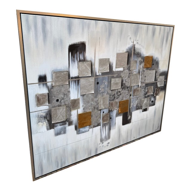Patrick St. Germain Ordered Chaos Original Mixed Media Artwork, Signed For Sale