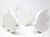 White White Ceramic Fish Sculptures - Set of 3 For Sale - Image 8 of 12
