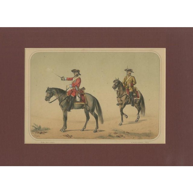 José Villegas, Historic Officers, 1861, Lithograph For Sale - Image 3 of 12