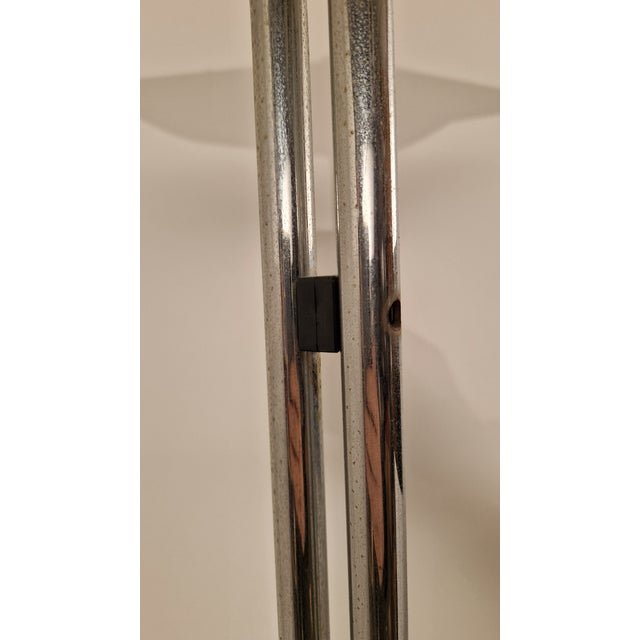 1970s Chrome Halogen Floor Lamp with Black Marble Base, 1970s For Sale - Image 5 of 11