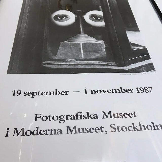 Original "Moderna Museet" poster of exhibitions 1970-80s various artists, unframed 70x100 cm. Irving Penn. 1990