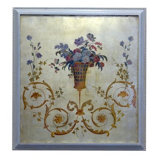 Grotesque, 2000s, Oil on Canvas & Gold Leaf, Framed For Sale
