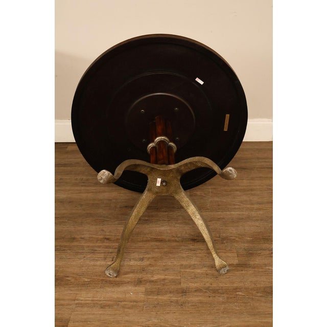 Theodore Alexander 'L'Usine' Round Bistro Accent Table For Sale - Image 17 of 18