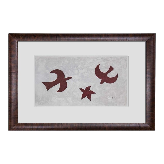 Modern Georges Braque Limited Ed Lithograph For Sale