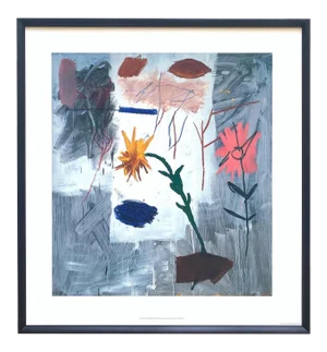 Jean Michel Basquiat Estate Framed Fine Art Lithograph Print "Ass Killer " 1984