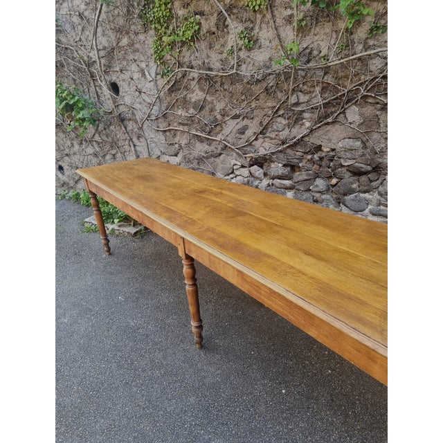 Antique French Farmhouse Refectory Dining Table, 1880s-1900s For Sale - Image 14 of 18