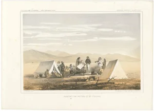 Pioneer Scene: Awaiting the Return of Mr. Tinkham in the American West, 1856