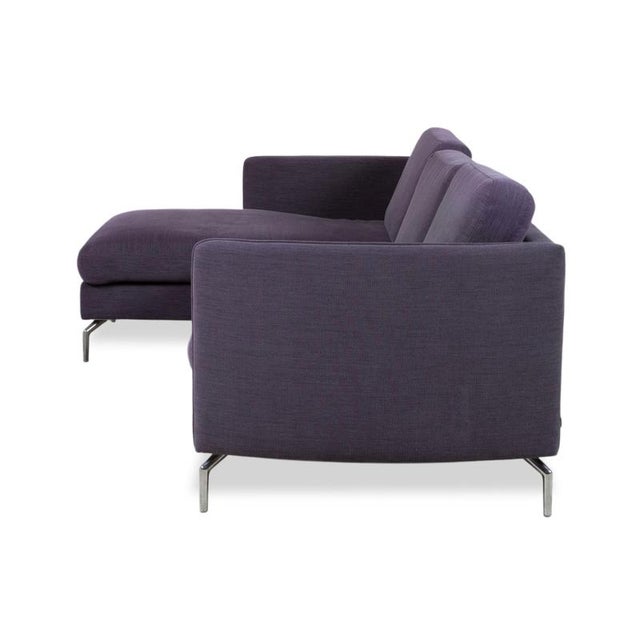 Fabric Osaka Corner Sofa in Blue Purple Aubergine from BoConcept For Sale - Image 13 of 15
