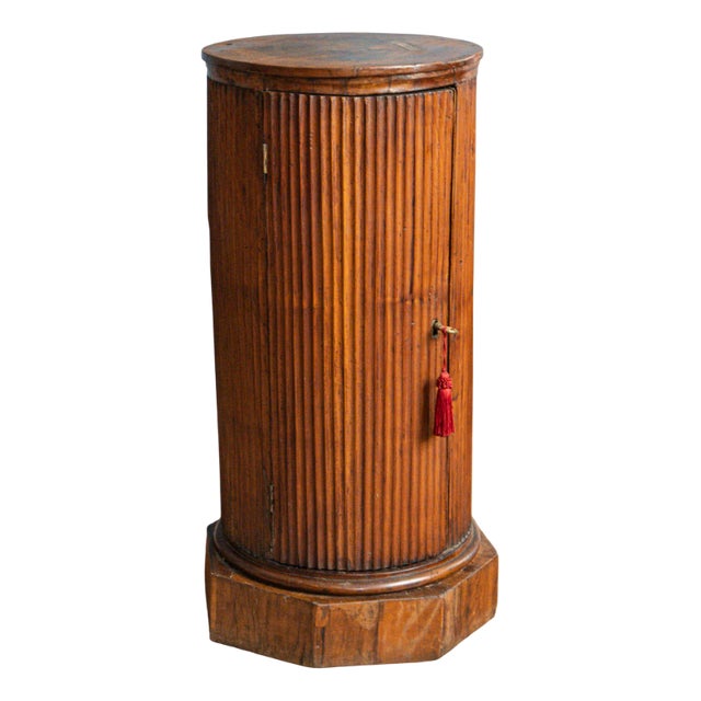 Empire Style Column Cabinet For Sale