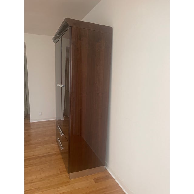 5th Avenue Armoire by Giorgio Soressi for Malerba, Italy For Sale - Image 4 of 11