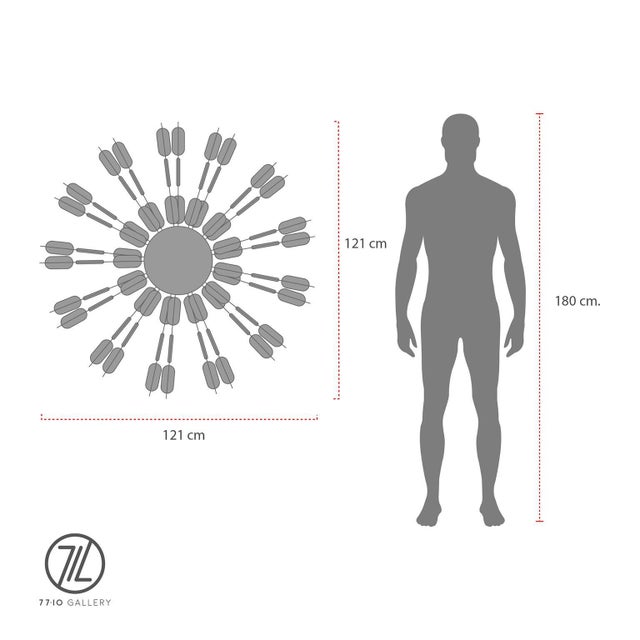 1960s Brutalist Abstract Wall Sculpture in the Style of Curtis Jere For Sale - Image 5 of 6