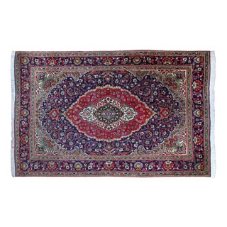 Middle Eastern Hand-Knotted Rug For Sale