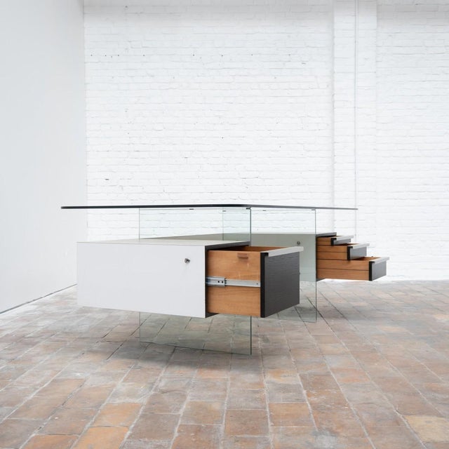 1960s Vintage Grand Desk by Xavier Marbot, 1960 For Sale - Image 5 of 12