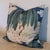 Transitional Anna French Willow Tree Pillow in Blue & Green- Single For Sale - Image 3 of 6