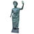 1980s Greco-Roman Style Monumental Bronze Emperor Sculpture, Italy, 1980s For Sale - Image 5 of 5
