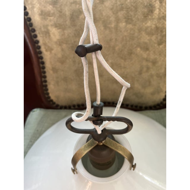 Metal Vintage Tenda Pendant Lamps by Aldo Bernardi, Italy, 1990s, Set of 3 For Sale - Image 7 of 11